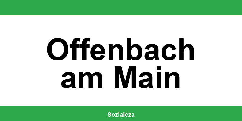 Versorgungsamt Offenbach am Main - Telefonnummer und Formulare